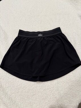Alo Black Match Point Skort/Skirt S